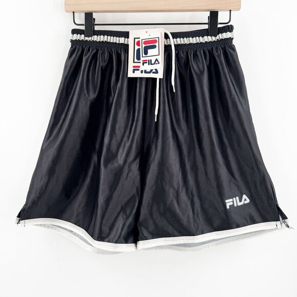 VINTAGE x FILA Shorts SZ Medium NWT Argento Vivo Uniform Made in Italy Deadstock - Picture 1 of 11